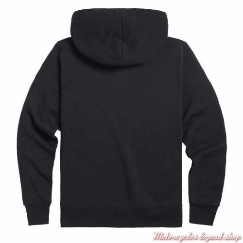 Sweatshirt Carrick noir homme Triumph, à capuche, noir, coton, dos, MSWS2340
