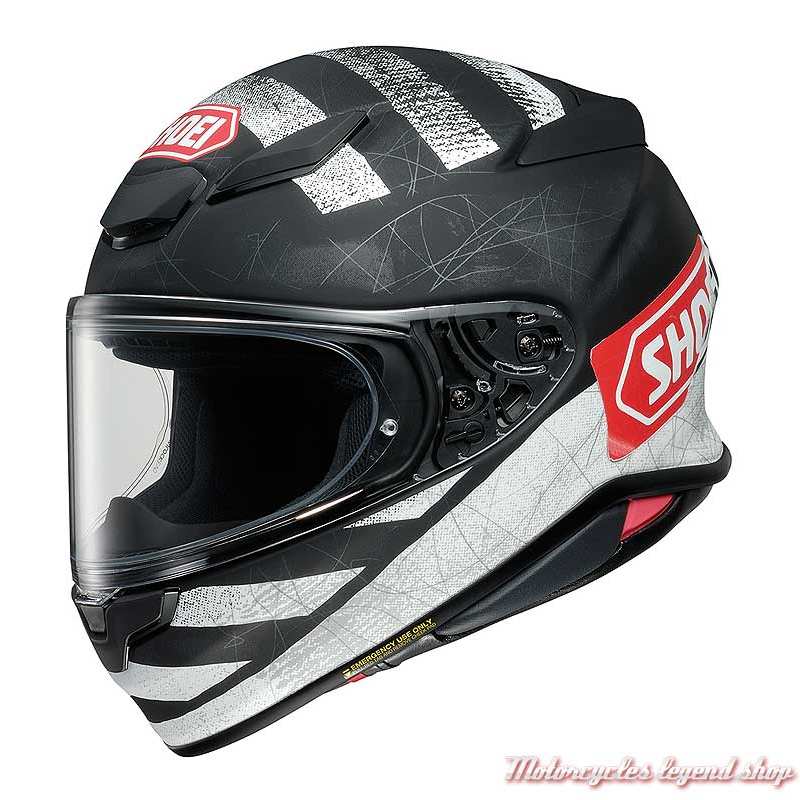 Casque intégral NXR2 Scanner TC-5 Shoei, noir, blanc, rouge