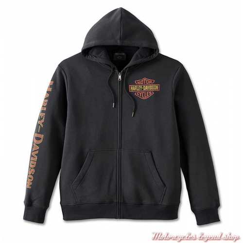 Sweatshirt Classic Eagle zippé Harley-Davidson homme