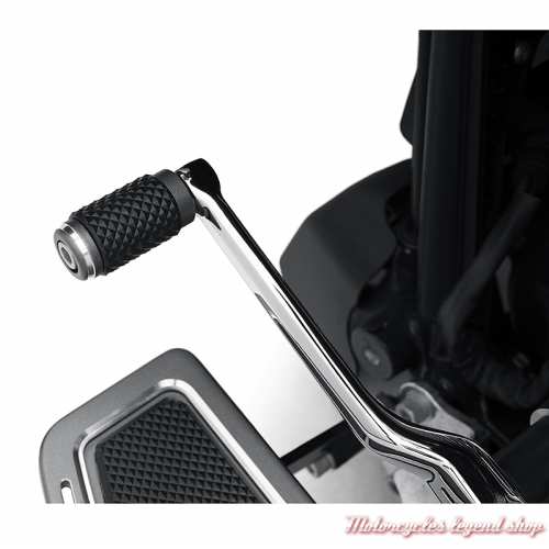 Embout de sélecteur Adversary Harley-Davidson, aluminium graphite, visuel, 33600383