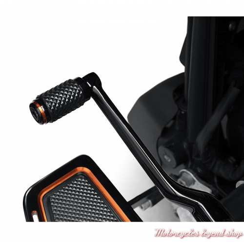 Embout de sélecteur Adversary Harley-Davidson, aluminium, noir, orange, visuel, 33600384