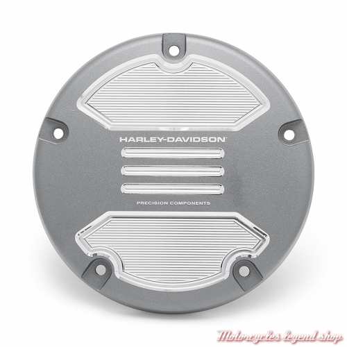 Trappe d'embrayage Adversary Harley-Davidson, aluminium graphite, Softail, FLSB, 25701533