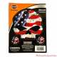 Sticker Willie G. Skull American Flag Harley-Davidson