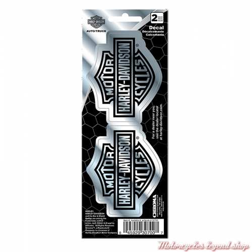 Stickers Bar & Shield chrome Harley-Davidson