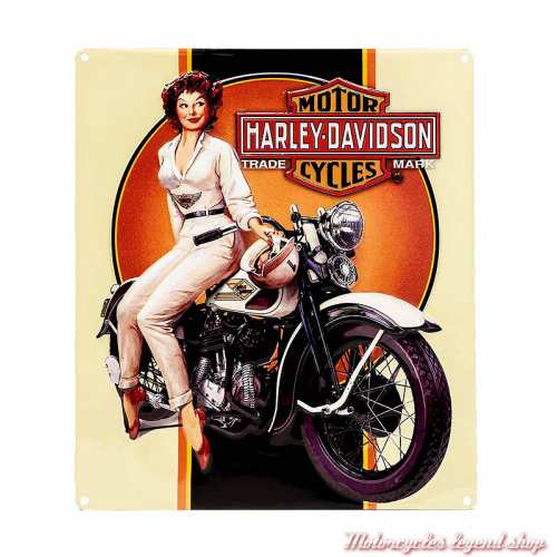 Plaque métal Dreaming Babe Harley-Davidson