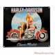 Plaque métal Classic Models Harley-Davidson