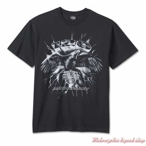 Tee-shirt Eagle 120th Anniversary Harley-Davidson homme