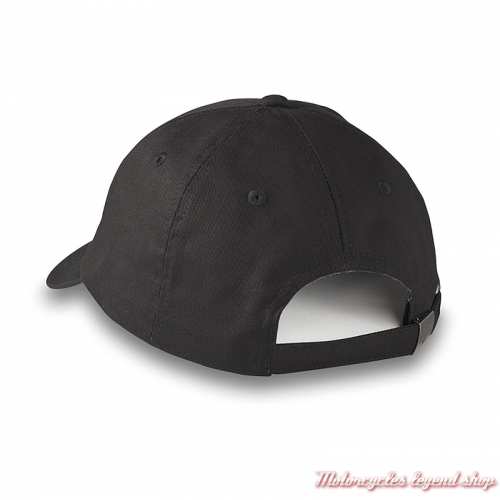 Casquette Racing 120th Anniversary Harley-Davidson femme, noir, coton, réglable, dos, 97810-23VW