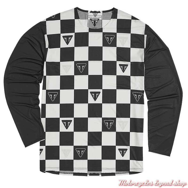 Maillot Triumph Motorcycles Vintage 60s - Style Enduro, Manches Longues, Taille XL Neuf Avec étiquettes
