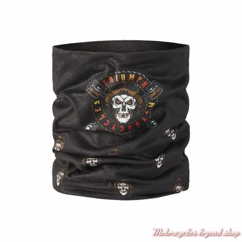Tour de cou Jackal Triumph, skull, polyester, noir, MTUS2344