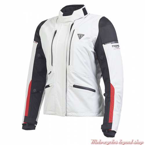 Blouson textile Adventure Hythe Lite Triumph femme, gris clair, MTPS2346