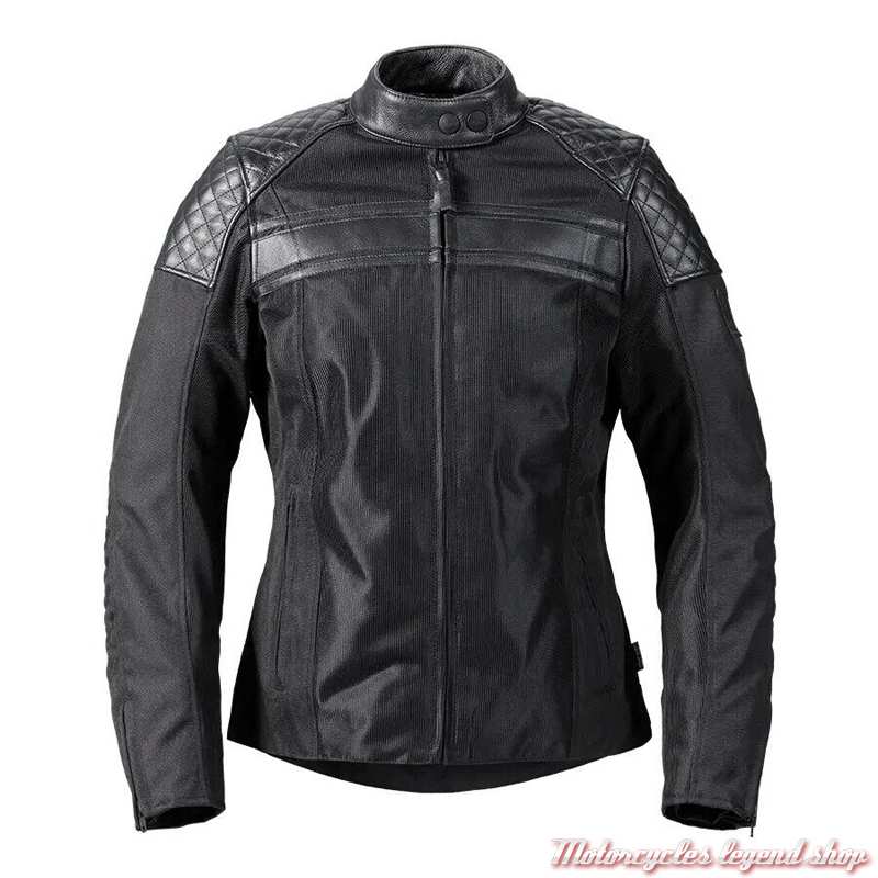 Blouson textile Braddan Triumph femme, noir, mesh, MLTS21106