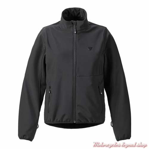 Blouson Soft shell Triumph femme, chaude et légère, noir, MFNS21412