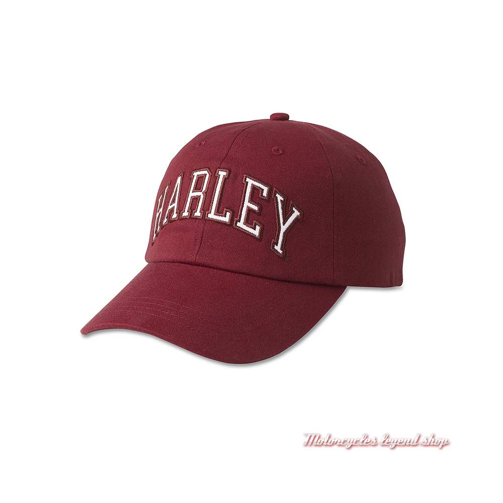 Casquette rouge Harley-Davidson femme - Motorcycles Legend shop