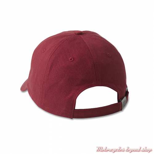 Casquette Harley-Davidson femme, rouge, brodée, dos, 97821-23VW