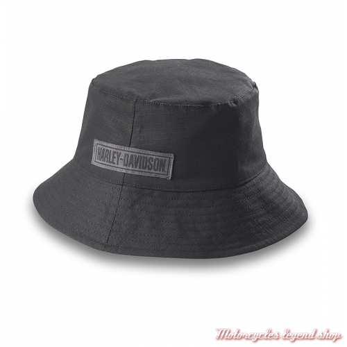 Bucket -Bob Aloha Harley-Davidson homme, coton, côté noir uni, 97794-23VM