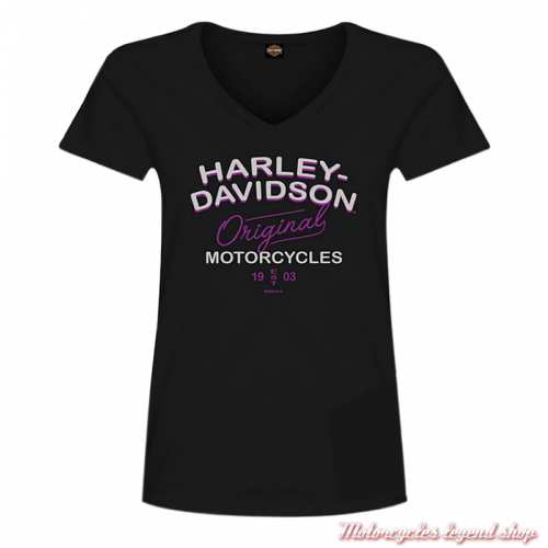 Tee-shirt Original Angle Harley-Davidson femme