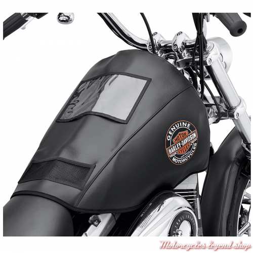 Housse de réservoir grand modèle Harley-Davidson Dyna, Softail, Touring, Trike, visuel, 94640-08