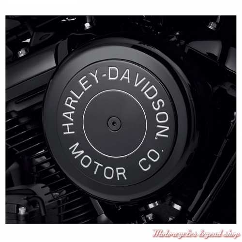 Enjoliveur de filtre à air Motor Co noir brillant Harley-Davidson, boulon central, visuel, 61301005