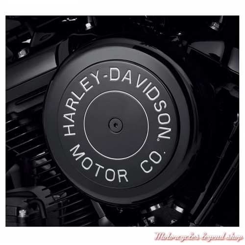Enjoliveur de filtre à air Motor Co noir brillant Harley-Davidson, boulon central, visuel, 61301005