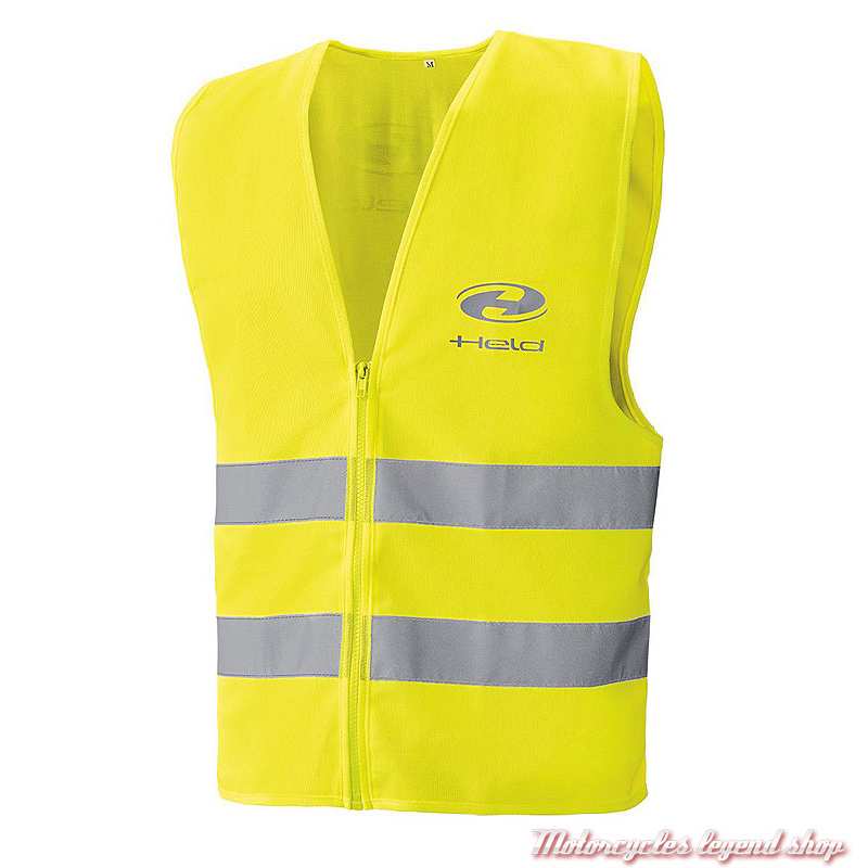 Gilet de sécurité jaune Held, réfléchissant, zip, 6895-00