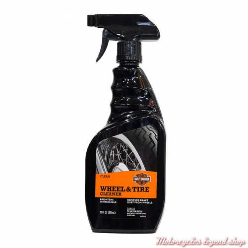 Produit de nettoyage pour roues et pneus Harley-Davidson, flacon pulvérisateur 651 ml, 93600126