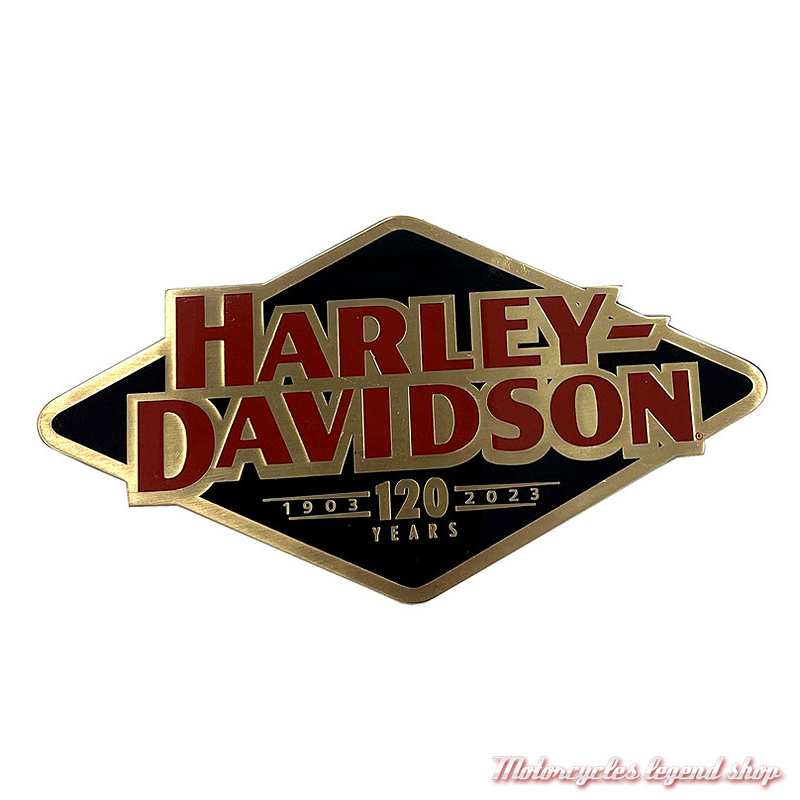 Magnet 120th Anniversary Harley-Davidson, métal, 10 x 5 cm, 8015398