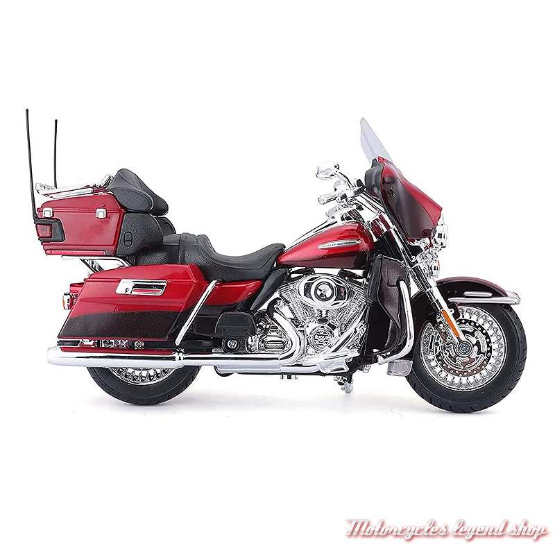 Miniature FLHTK Electra Glide Ultra Limited 2013 Harley-Davidson, rouge, echelle 1/12, 32323-32320