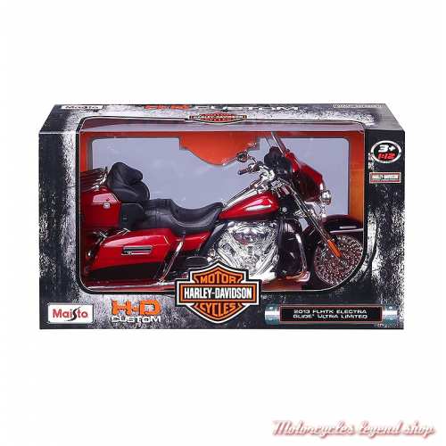 Miniature FLHTK Electra Glide Ultra Limited 2013 Harley-Davidson, rouge, echelle 1/12, boite, 32323-32320