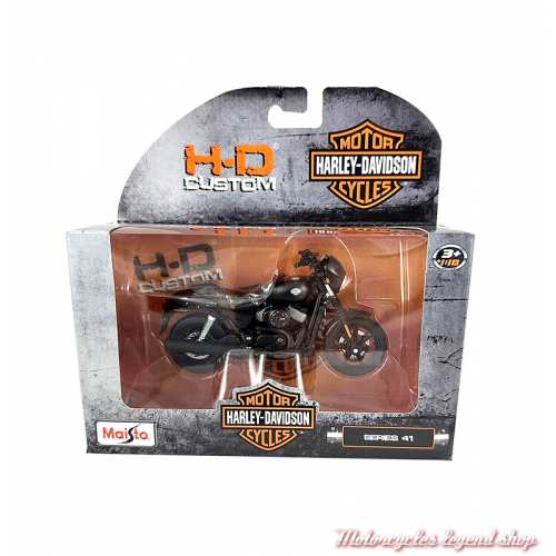 Miniature Street 750 2015 Harley-Davidson, noir, échelle 1/18, boite, 31360 serie 41