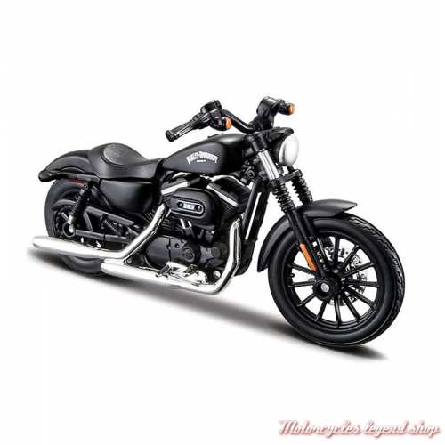 Miniature Sportster Iron 883 noir 2014 Harley-Davidson, Maisto, echelle 1/18, boite
