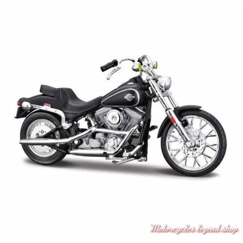 Miniature FXST Softail 1984 Harley-Davidson, noir, échelle 1/18, 31360 serie 41