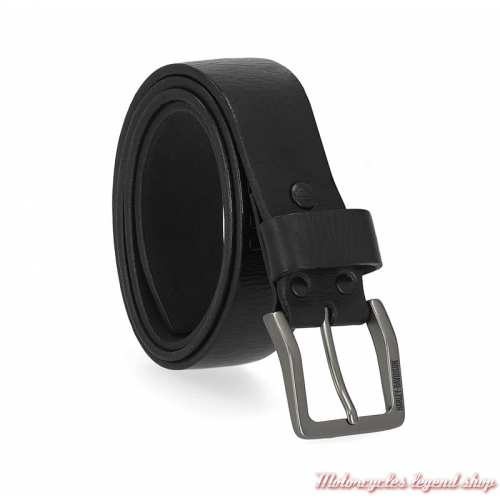 Ceinture cuir noir Harley-Davidson homme BMM007/08-2