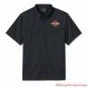 Chemisette Bar & Shield orange Harley-Davidson homme, manches courtes, noir, coton, 99055-24VM