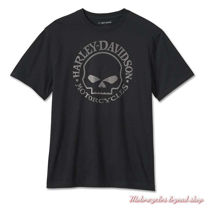 T- shirt Willie G. black Harley-Davidson homme, manches courtes, noir, coton, 99075-24VM