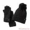 Bonnet et gants torsades Harley-Davidson femme