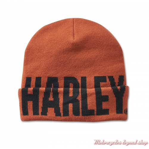 Bonnet orange Harley-Davidson, revers, poly, 97661-24VM