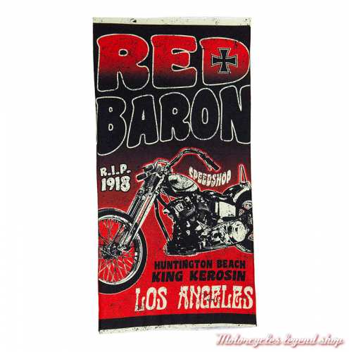 Tube Red Baron King Kerosin, coolmax, rouge, noir, KK260045