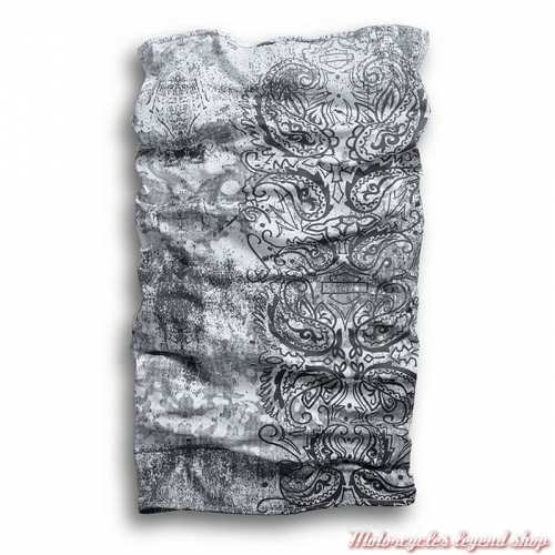 Tube Graphic Paisley Coolcore Harley-Davidson, gris, polyester, mesh, 98192-18V