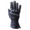 Gants cuir Titan d'hiver homme, noir, manchette 3/4, coque aux phalanges, Helston's