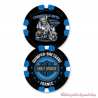 Jetons de Poker Bigoudene couleur H-D Quimper noir/bleu 62411