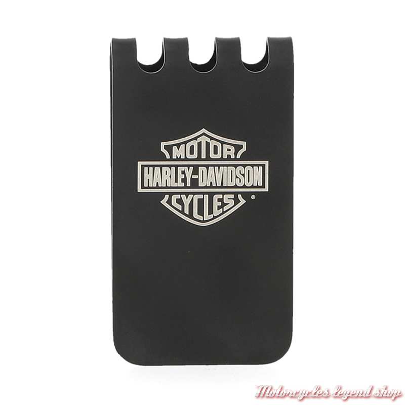 Pince billets Bar & Shield Harley-Davidson, métal noir, décapsuleur, MAU900-08
