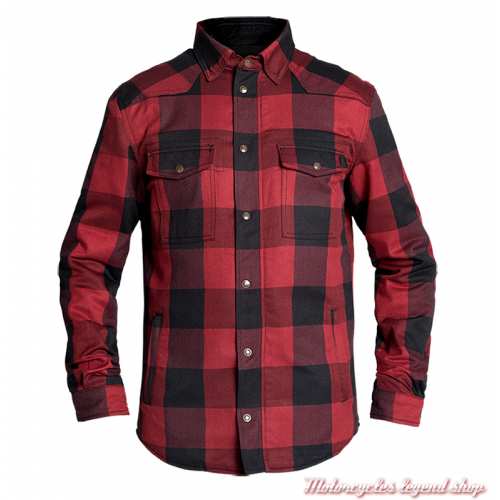 Chemise Riding rouge homme John Doe