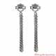 Boucles d'oreilles Chain Bar & Shield Harley-Davidson