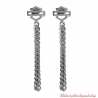 Boucles d'oreilles Chain Bar & Shield Harley-Davidson