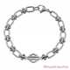 Bracelet acier Ball & Bar Oval Harley-Davidson femme