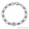 Bracelet acier Ball & Bar Oval Harley-Davidson femme