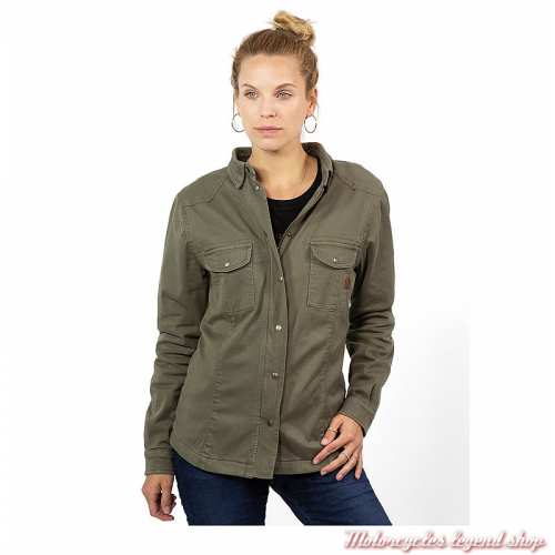 Chemise Riding Olive femme John Doe