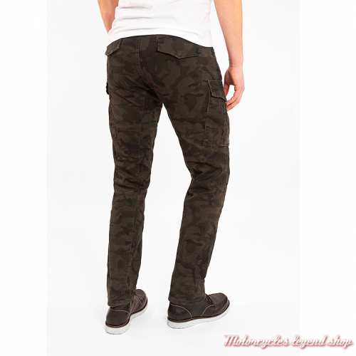 Pantalon Cargo Strocker Camouflage -XTM John Doe homme, protections genoux et hanches, dos, JDC5005 