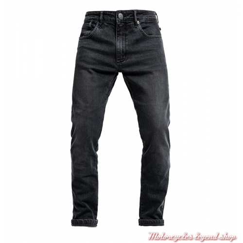 Jeans Pioneer Mono Used Black John Doe homme, protections genoux et hanches, MJDD2021